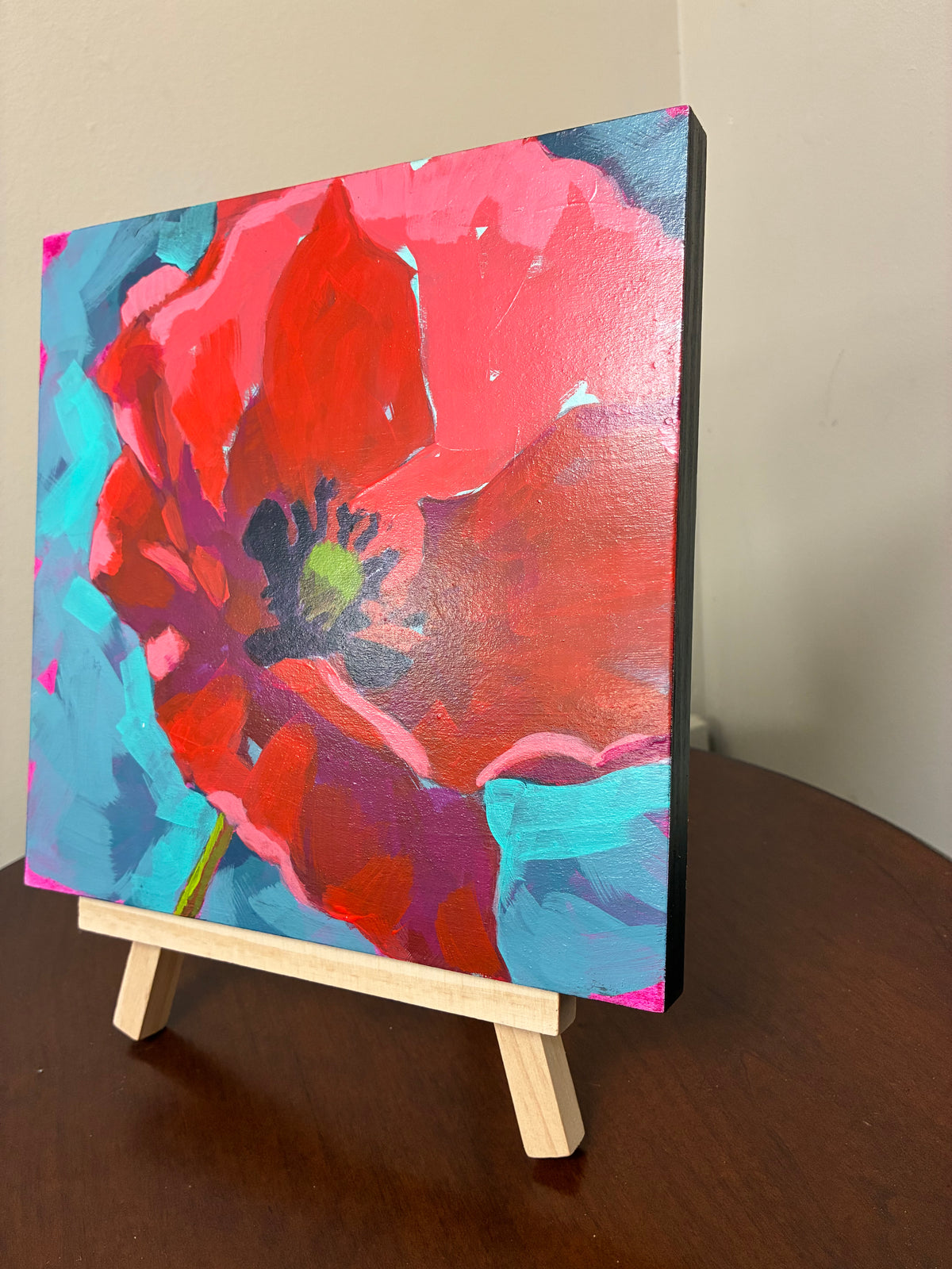 "Poppy" Acrylic Painting