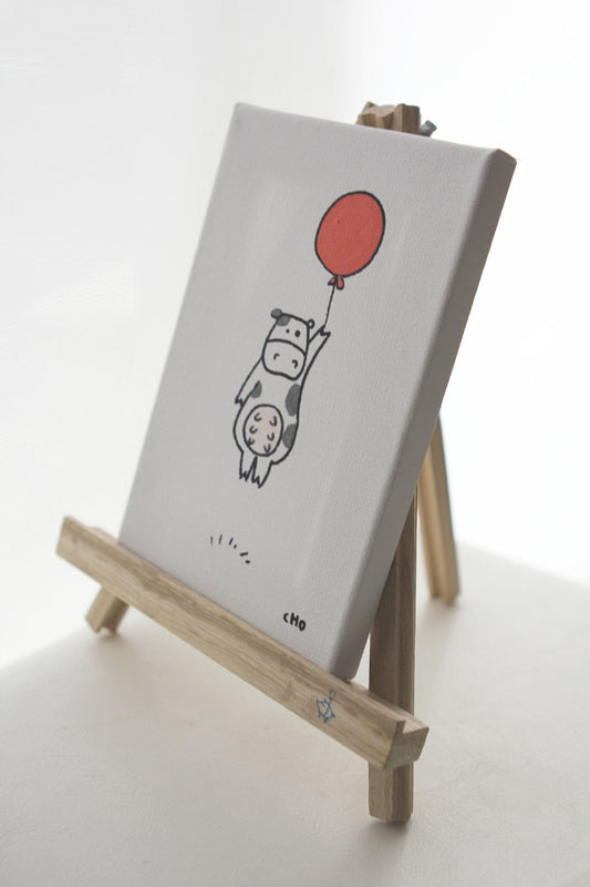 moo wood easel