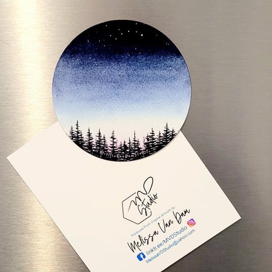 "Morning Rise" Water Proof Magnet 75mm