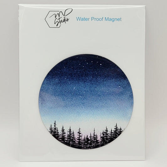 "Morning Rise" Water Proof Magnet 75mm