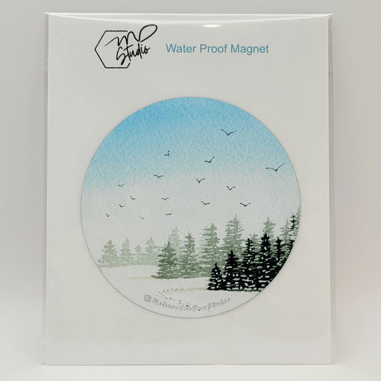 "Silent Walk" Weather Proof Sticker