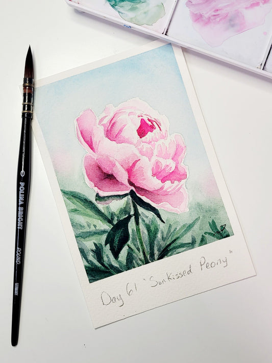 "Sunkissed Peony" Day 6