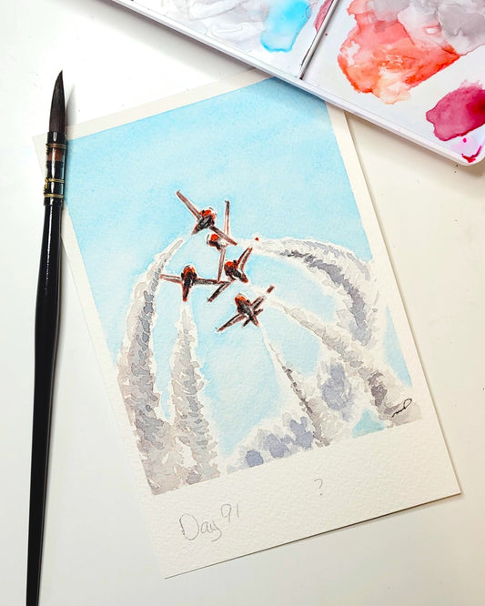 "The Lagback Cross" Day 91 Canadian Snowbirds
