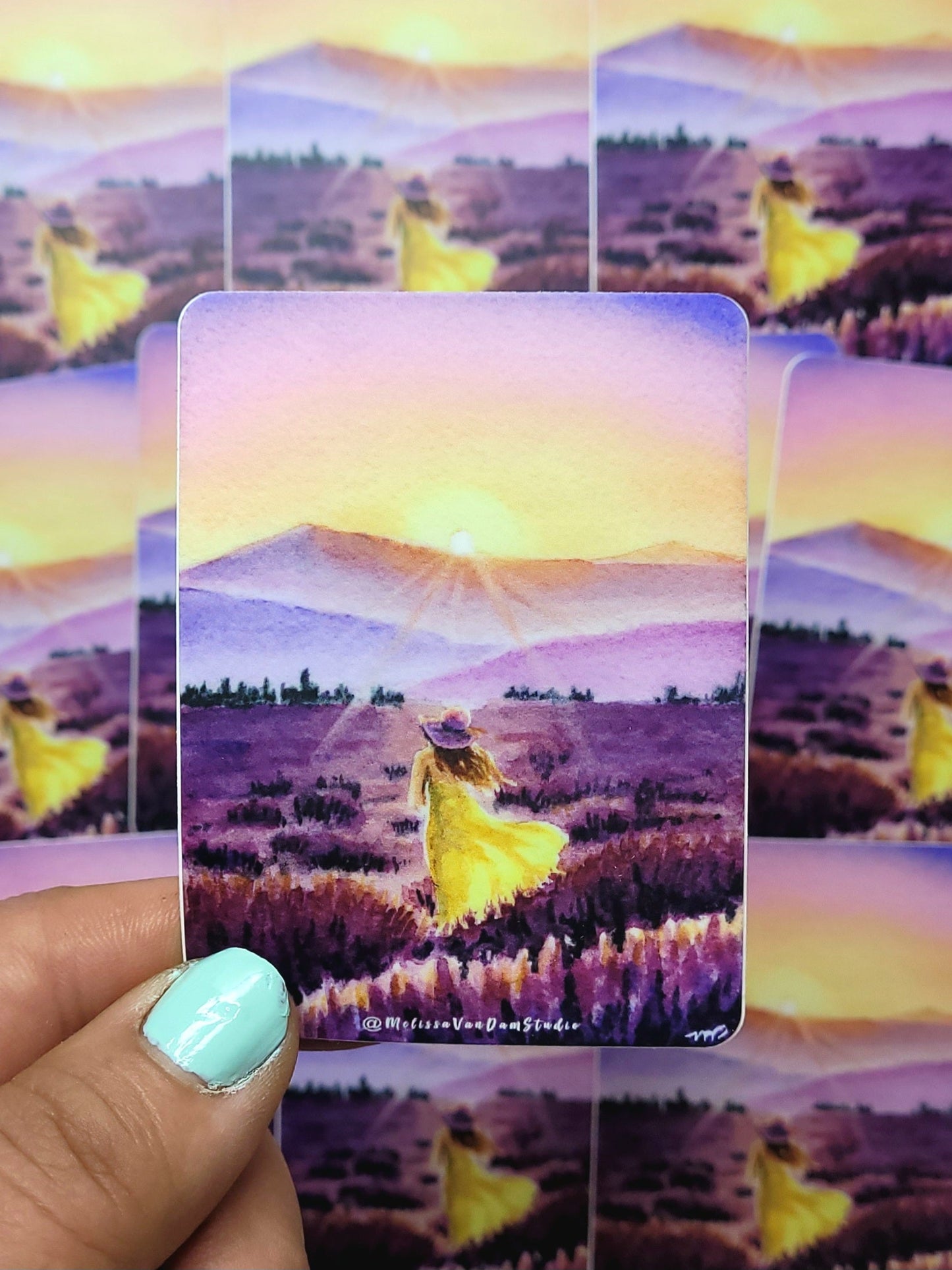 "Forever Changed" Day 100 Woman in Lavender Field