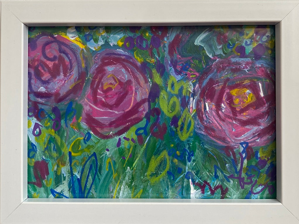 Purple Flowers in the Field