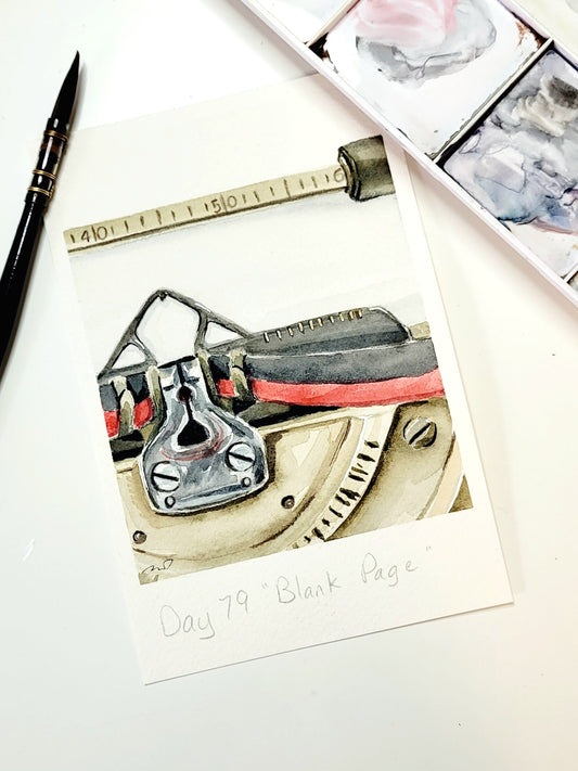 "Blank Page" Day 79 Vintage Typewriter