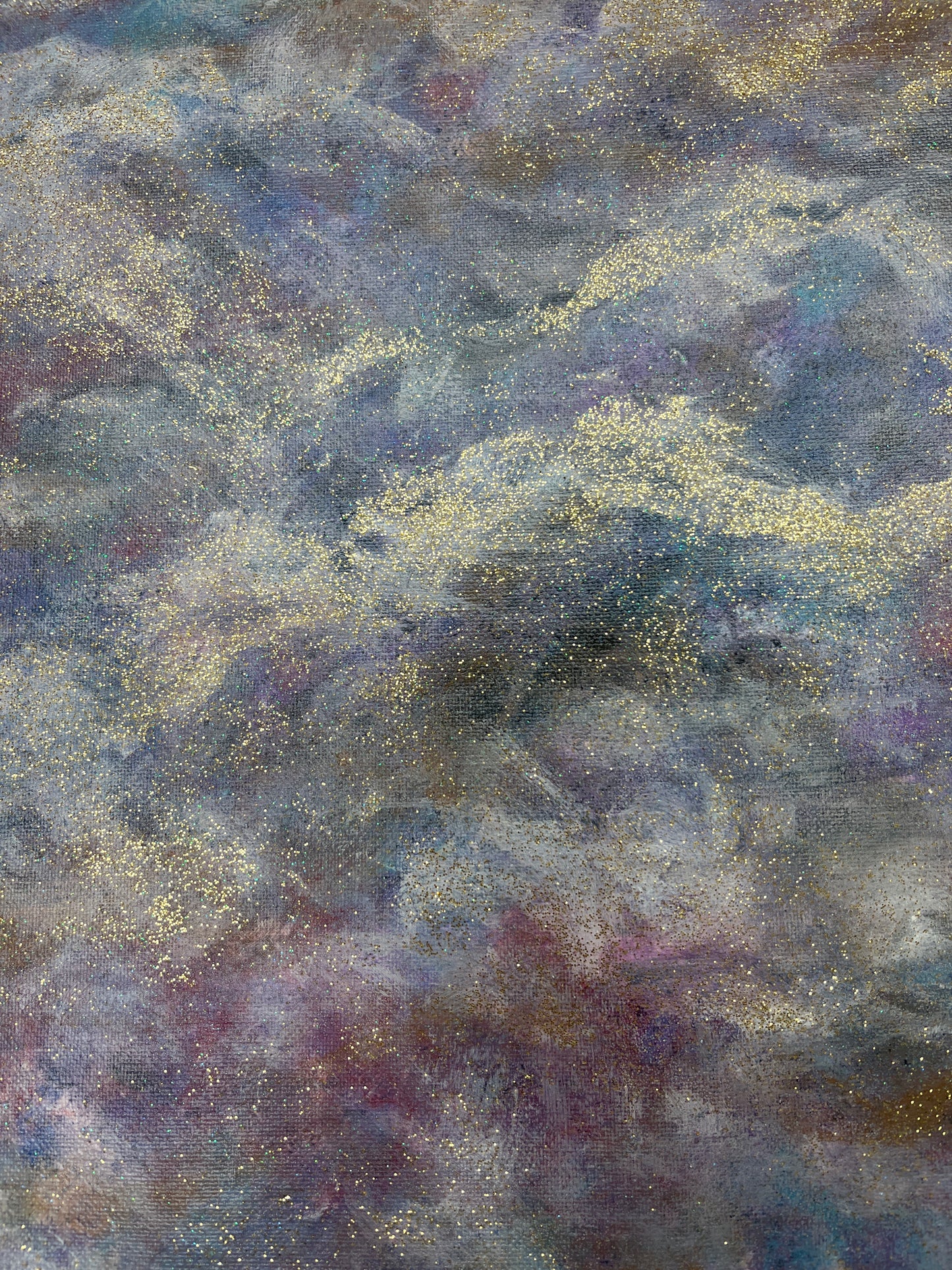 Purple mystical painting