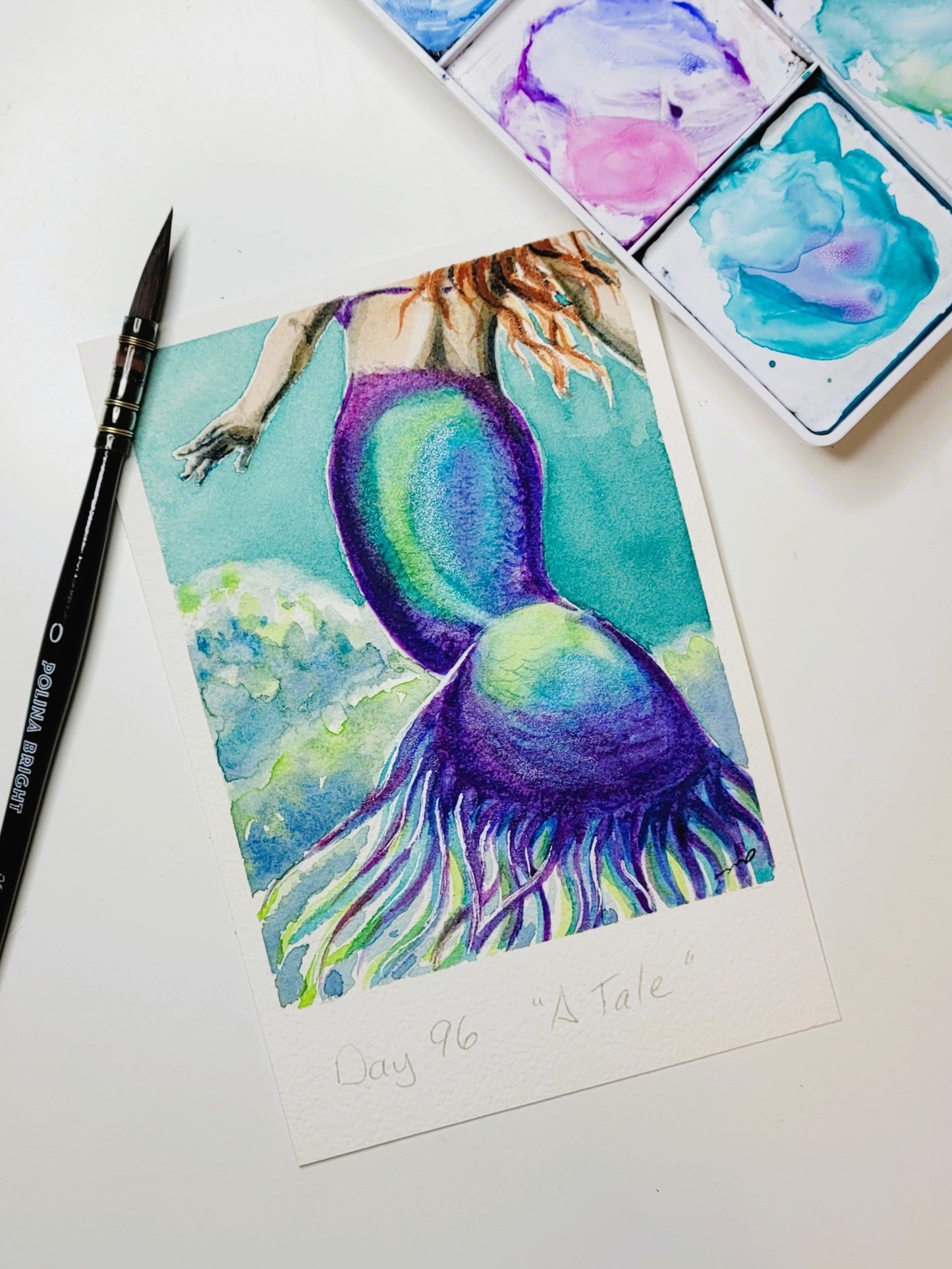 "A Tale" Day 96 Mermaid