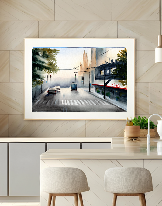 Morning Cityscape LIMITED EDITION FINE ART PRINT