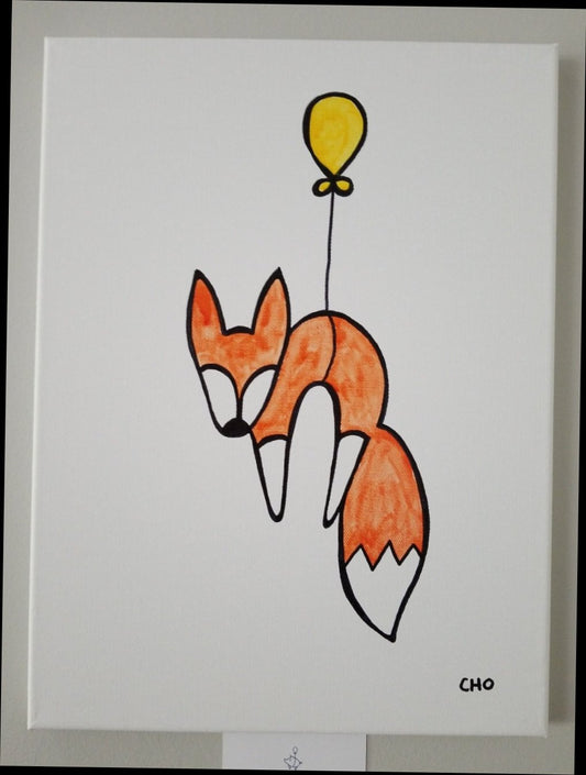 crazy Like a fox 12x16