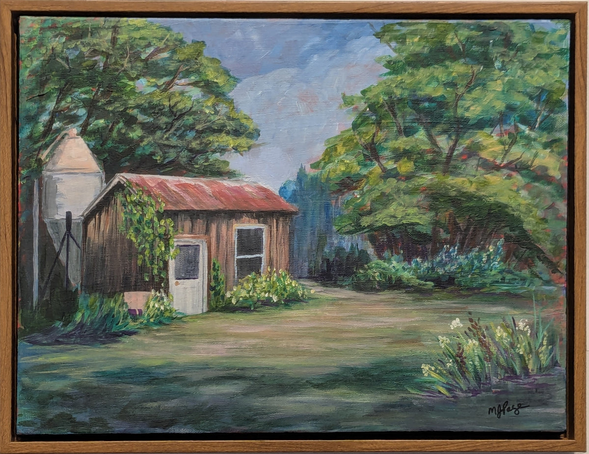 "Outback Cabin" Original Acrylic 12 x16