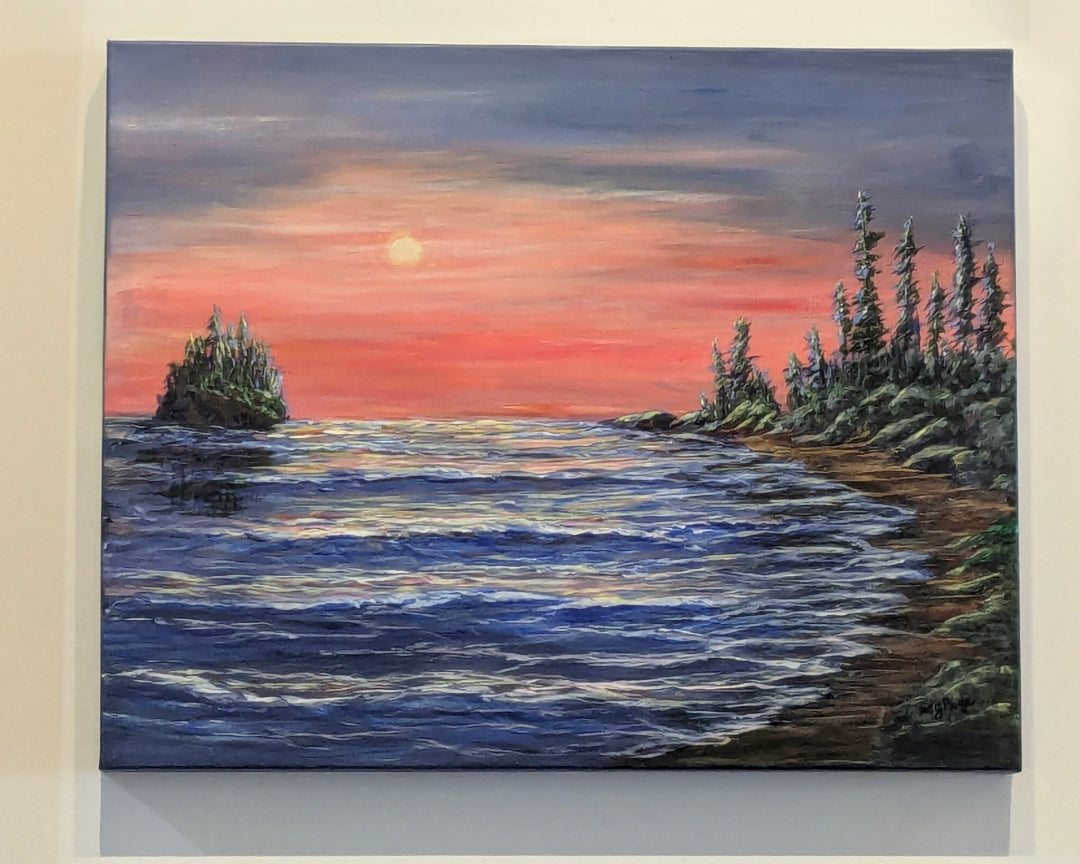Sunset on the Bay-Original 16x20
