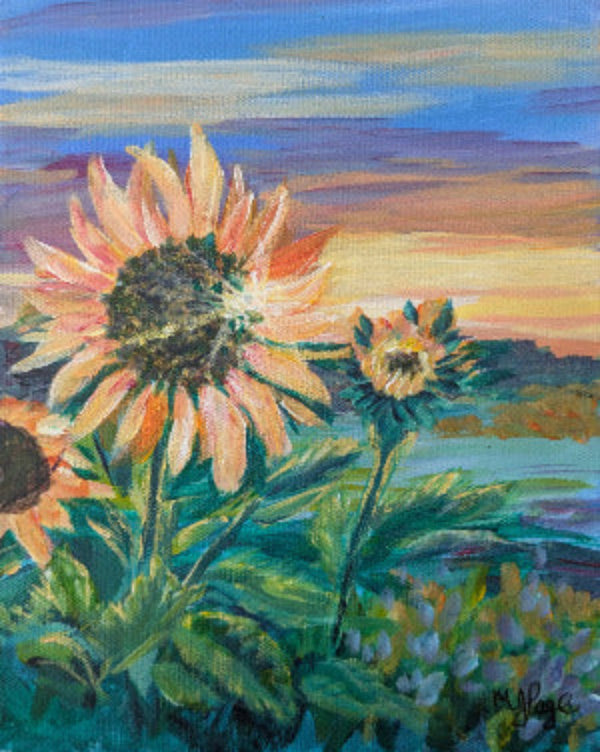Sunshine & Flowers by MJ Page