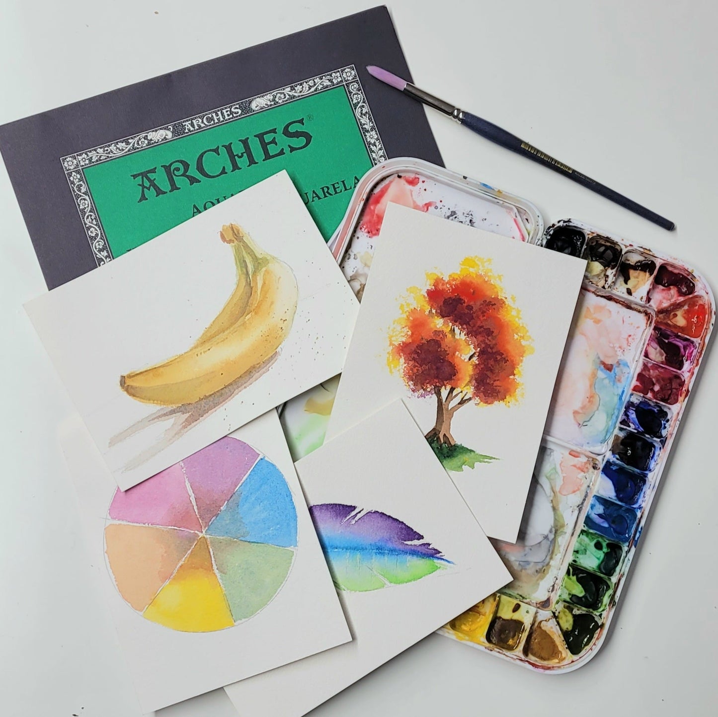 IN-PERSON 6 Week Intermediate Watercolour Class
