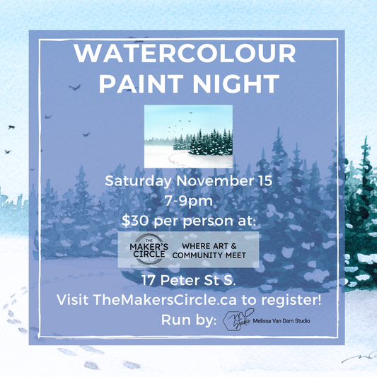IN-PERSON Watercolour Paint Night
