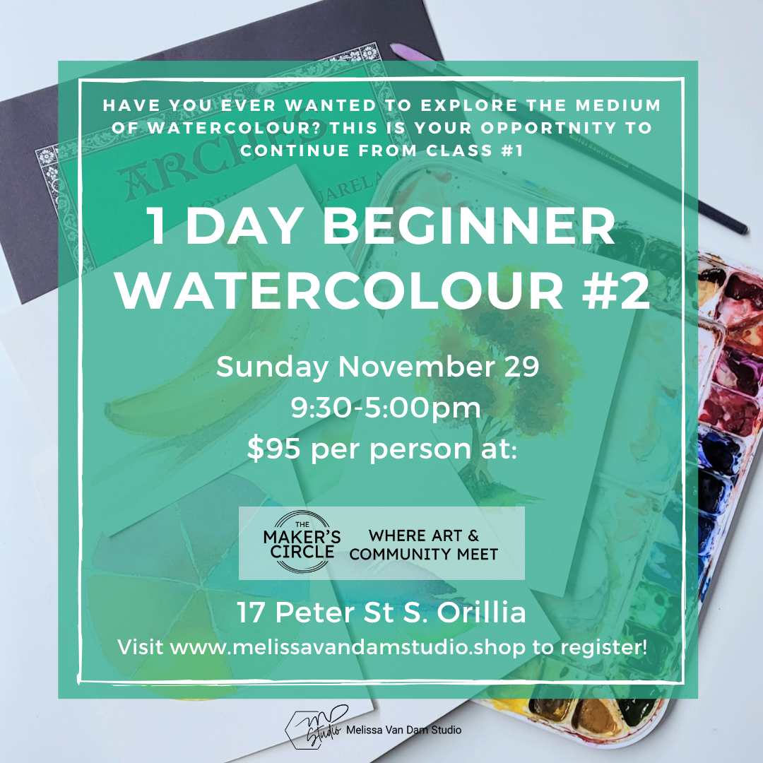 Session 2 - 1 Day Beginner Watercolour Class