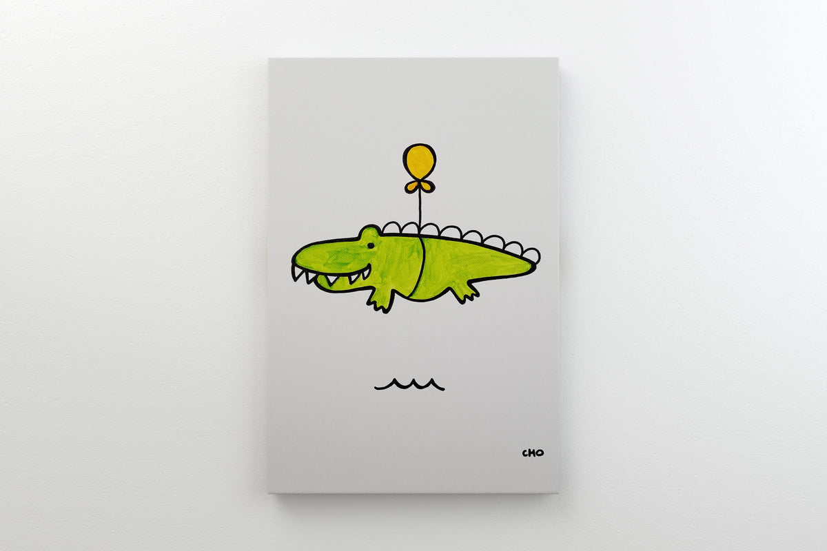 aL i Gator | aligator crocodile | greeting card