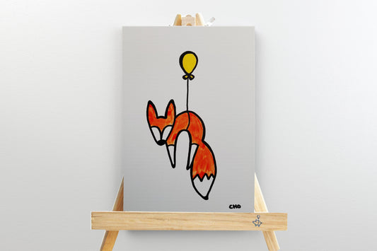 crazy Like a fox wood easel