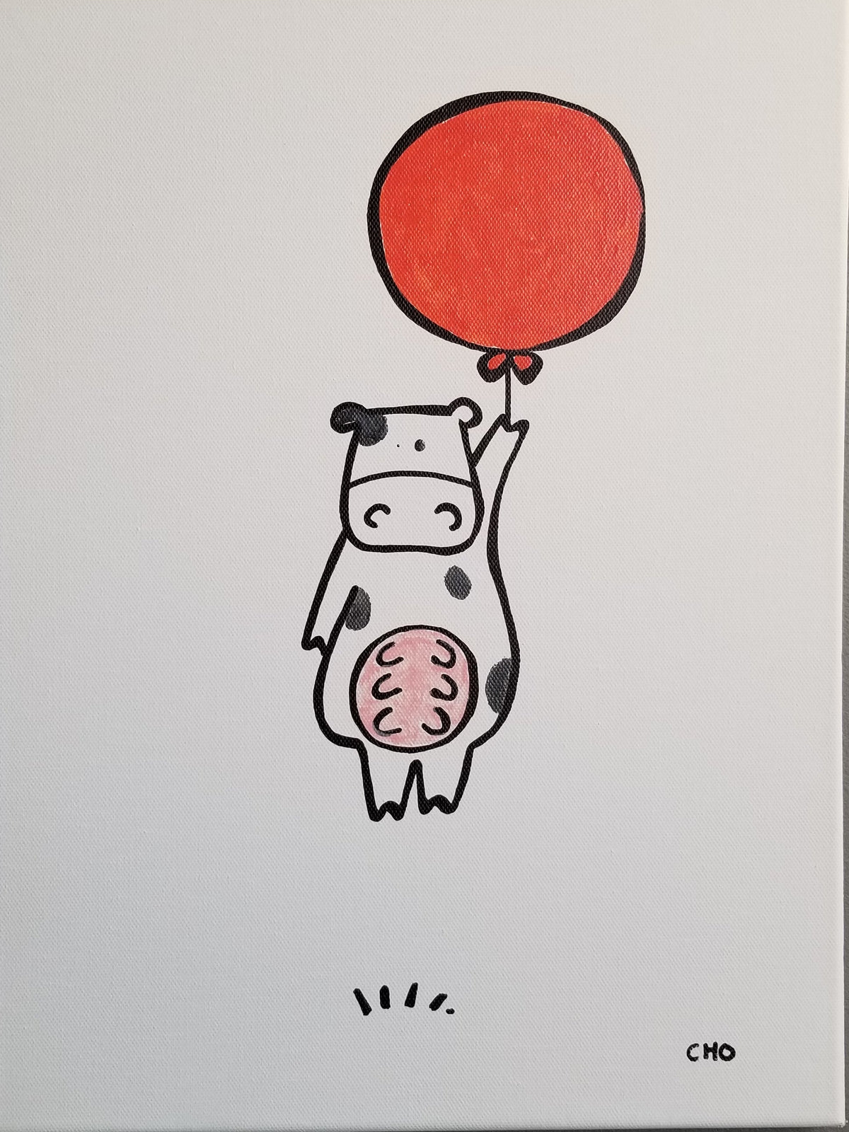 moo | cow ox oxen bull | 12x16