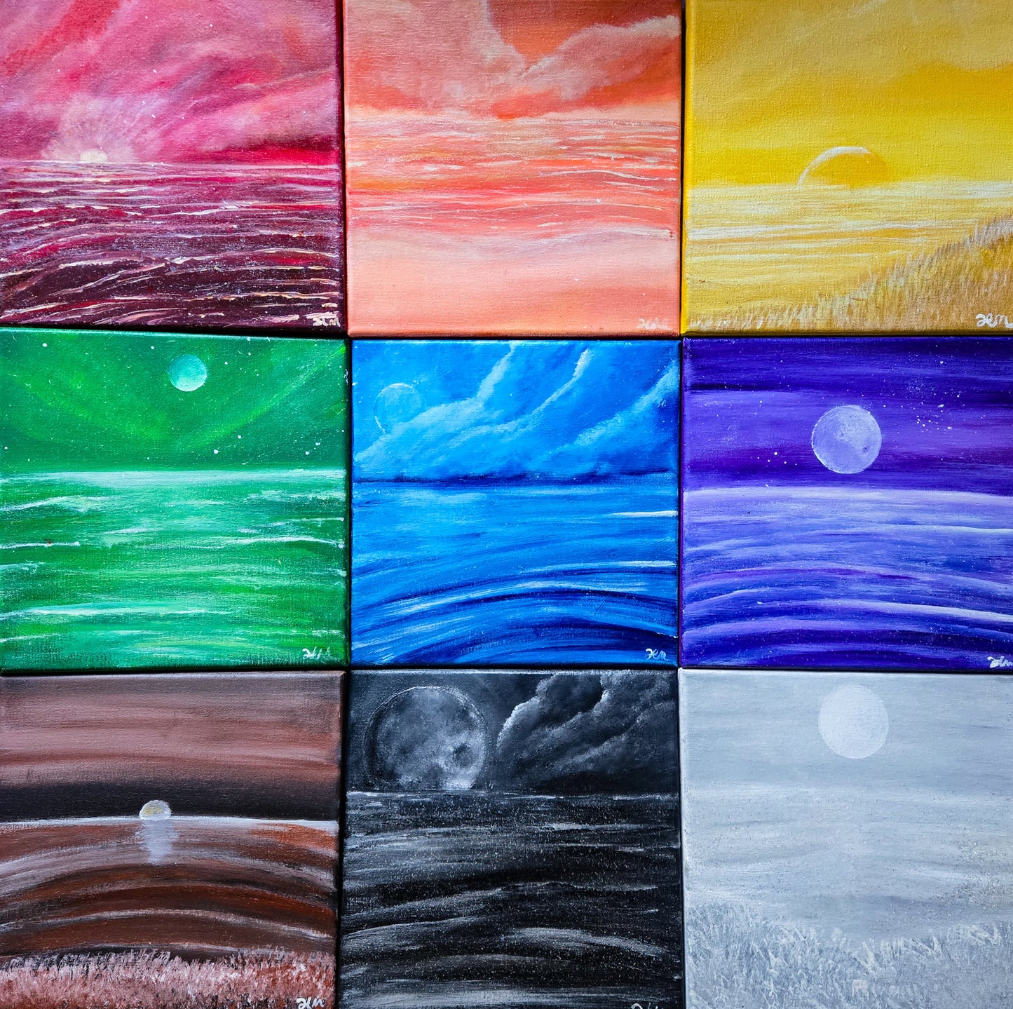 Rainbow sunsets
