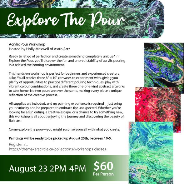 Explore the Pour - Hosted by Astro Artz August 23rd