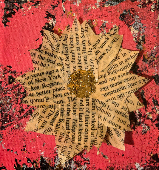A Roses Story 4x4 canvas