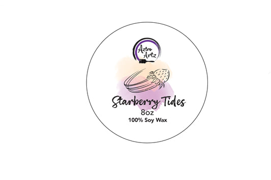 Starberry tides 8 oz candle