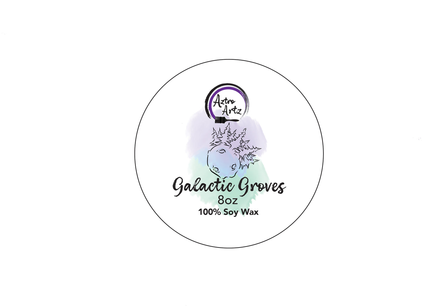 Galactic groves 8 oz candle