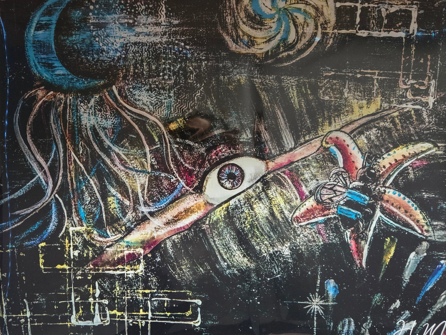 Whimsical Space 16 x 20 print