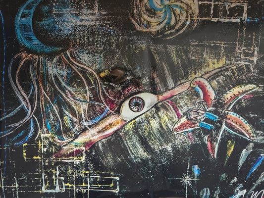 Whimsical Space 16 x 20 print