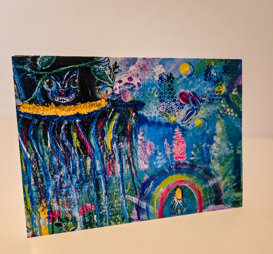 5 x 7 greeting card "wonderland daydreams"