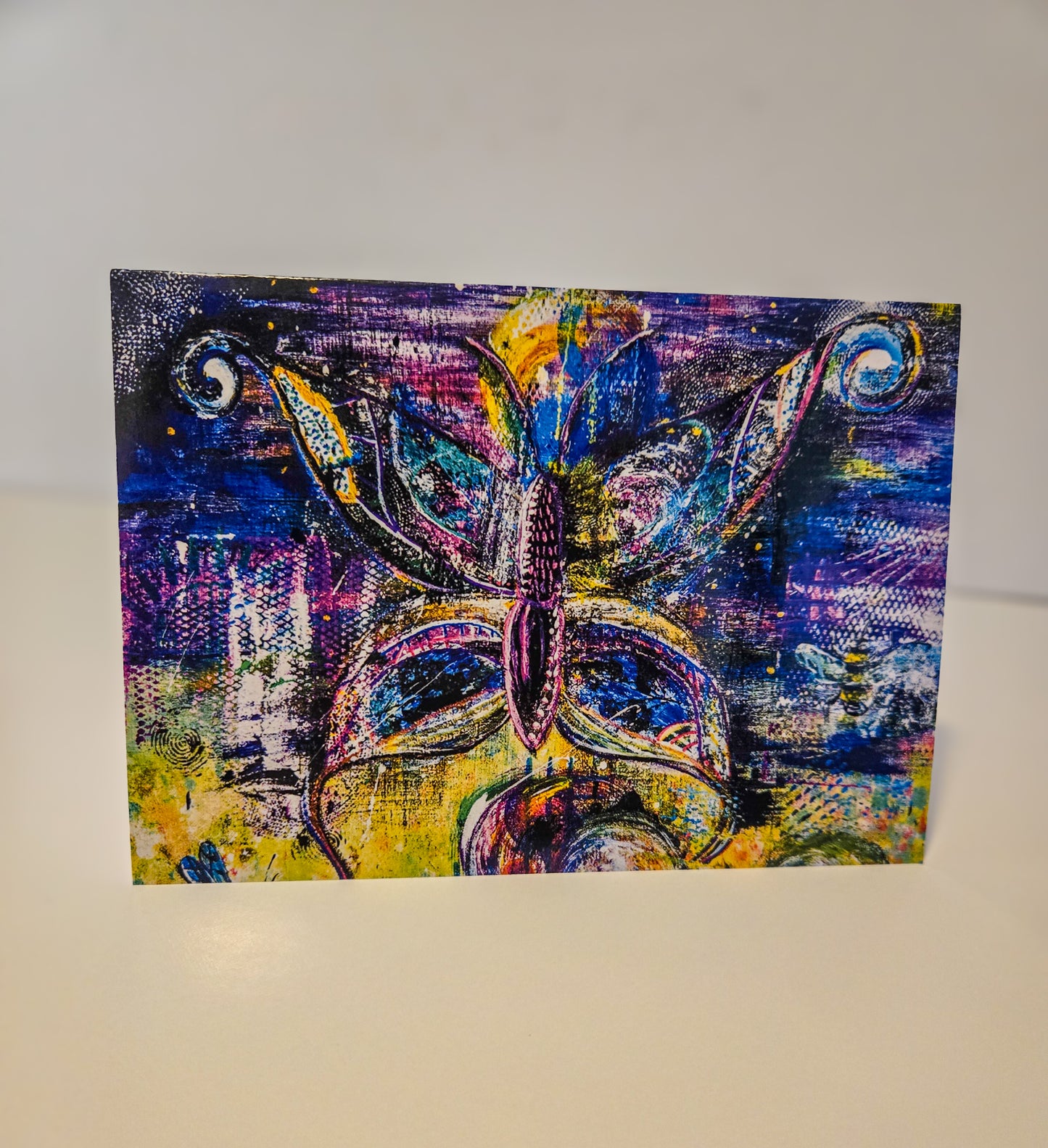 5 x 7 greeting card "butterfly daydreams"