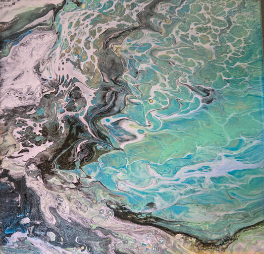 Sea foam 8 x 8