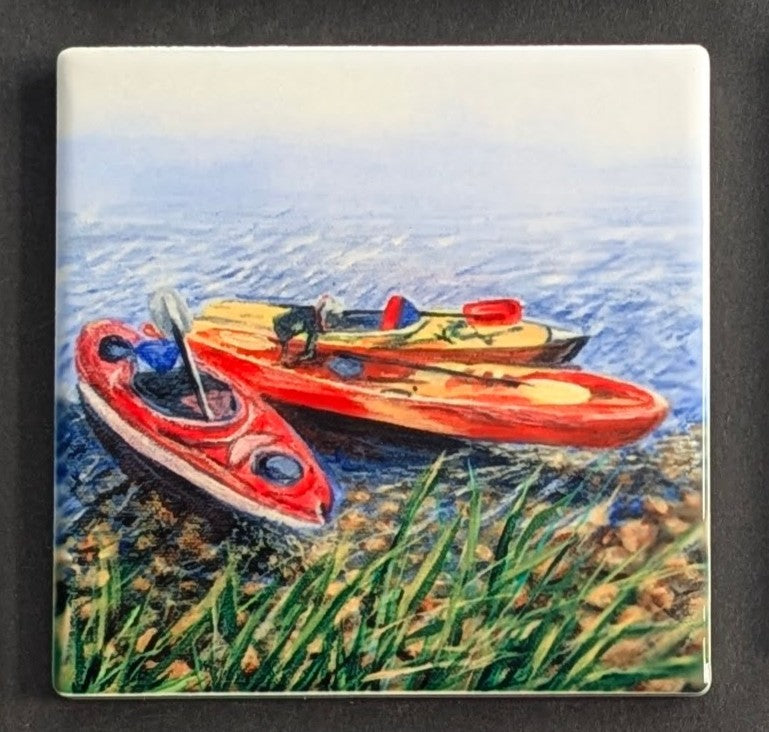 Ceramic Coasters, 4x4"