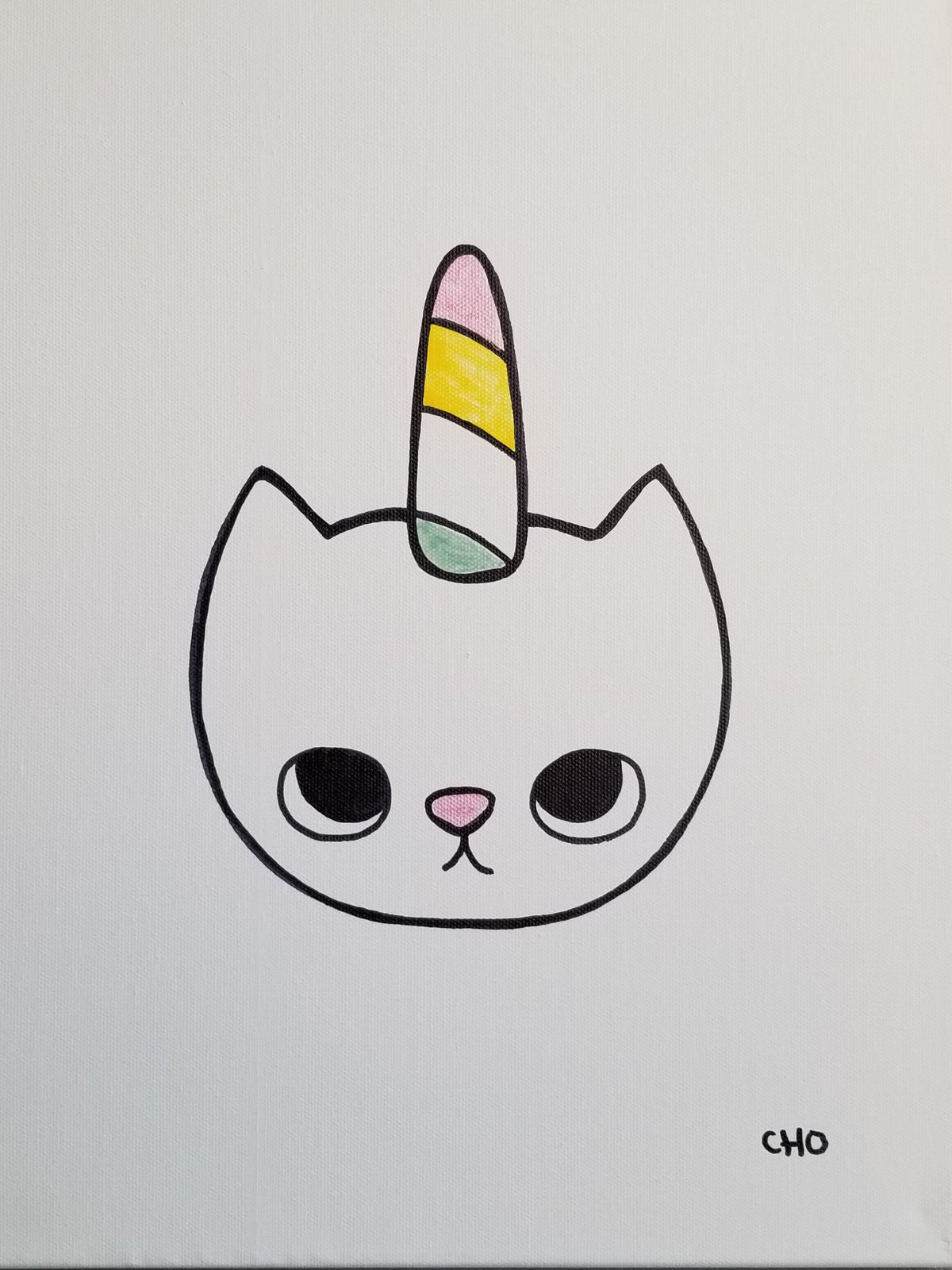 unicat | cat unicorn kitten | 12x16
