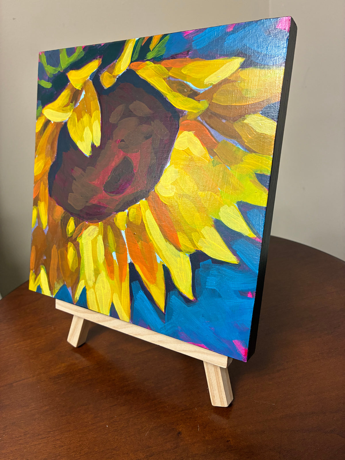 "Sunflower Joy" Acrylic Painting