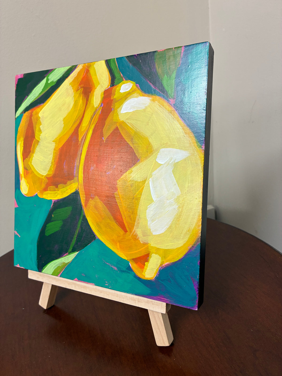 "Lemons" Acrylic Painting