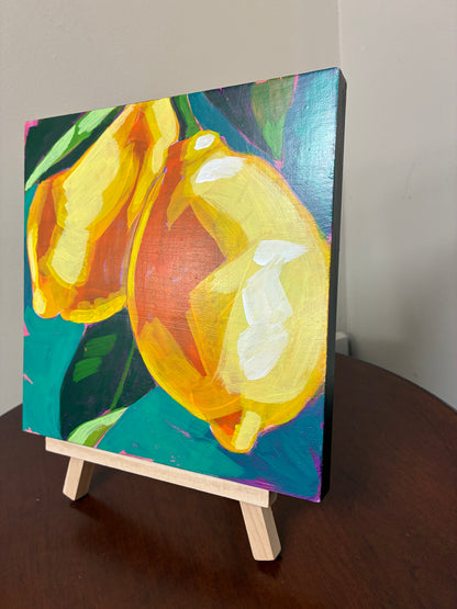 "Lemons" Acrylic Painting