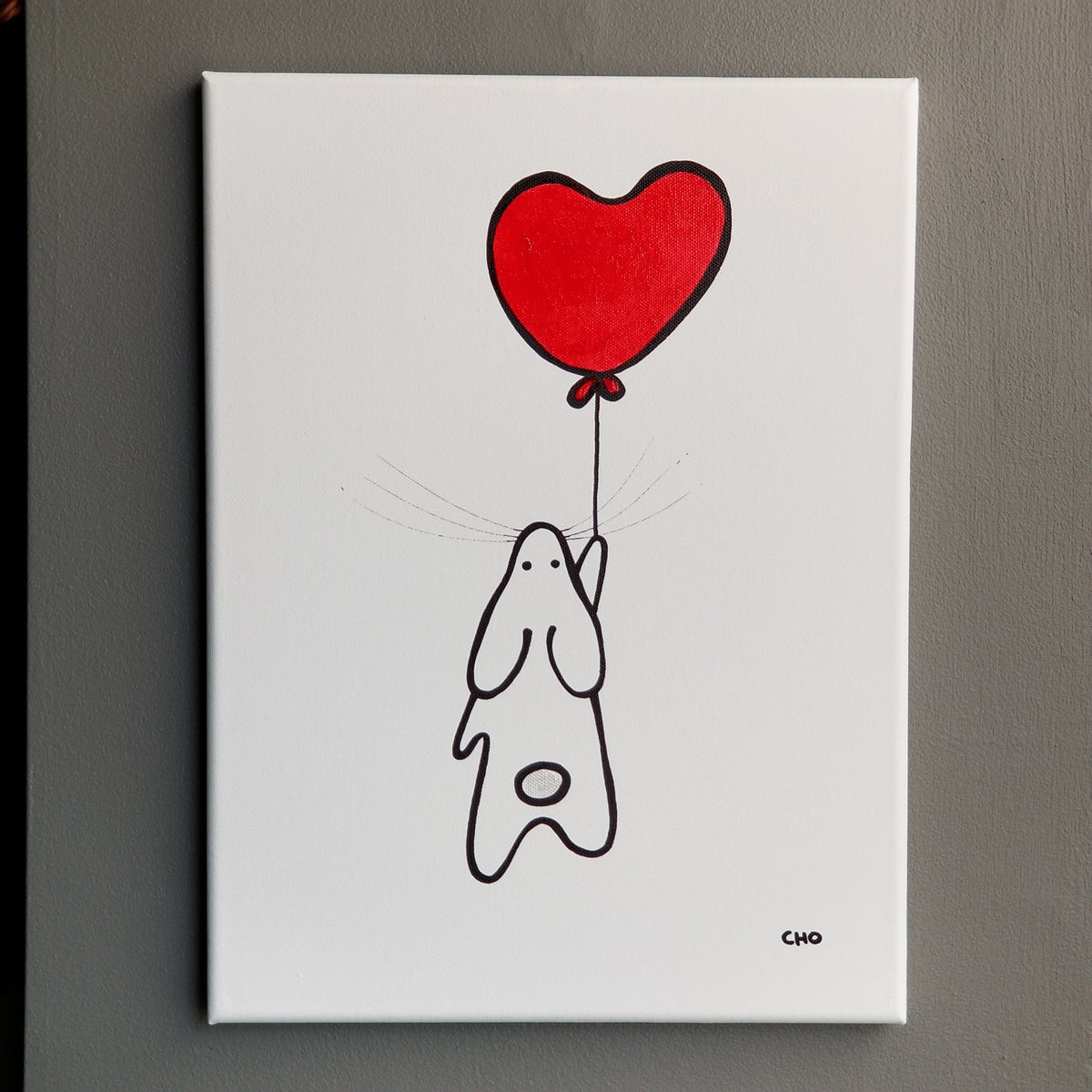 Love bunny | rabbit | 12x16