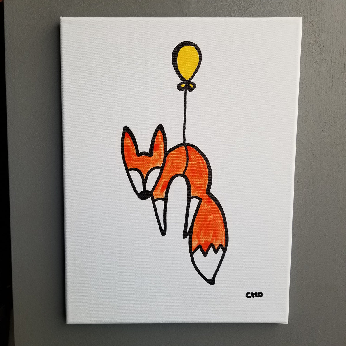 crazy Like a fox 12x16
