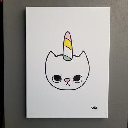 unicat | cat unicorn kitten | 12x16