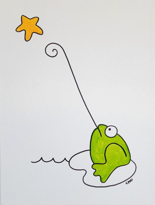 wishing on a star | 12x16