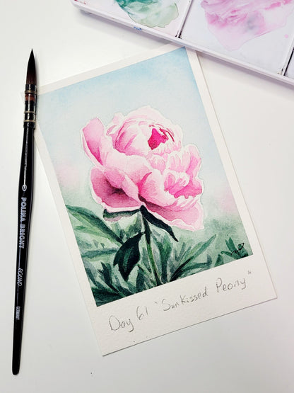 "Sunkissed Peony" Day 6
