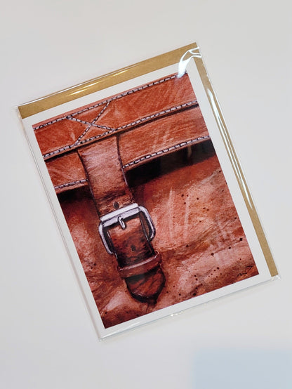 "Holding It All Together" Day 62 Leather Satchel Strap