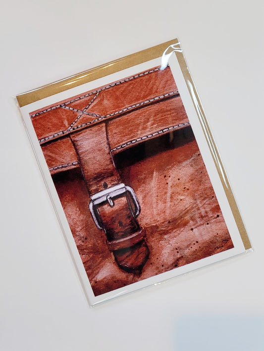 "Holding It All Together" Day 62 Leather Satchel Strap