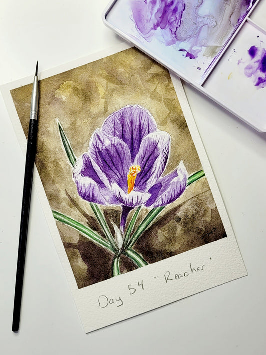 "Reacher" Day 54 Crocus Flower