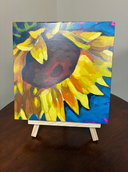 "Sunflower Joy" Acrylic Painting