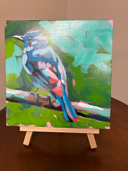 "Bluebird" Acrylic Painting