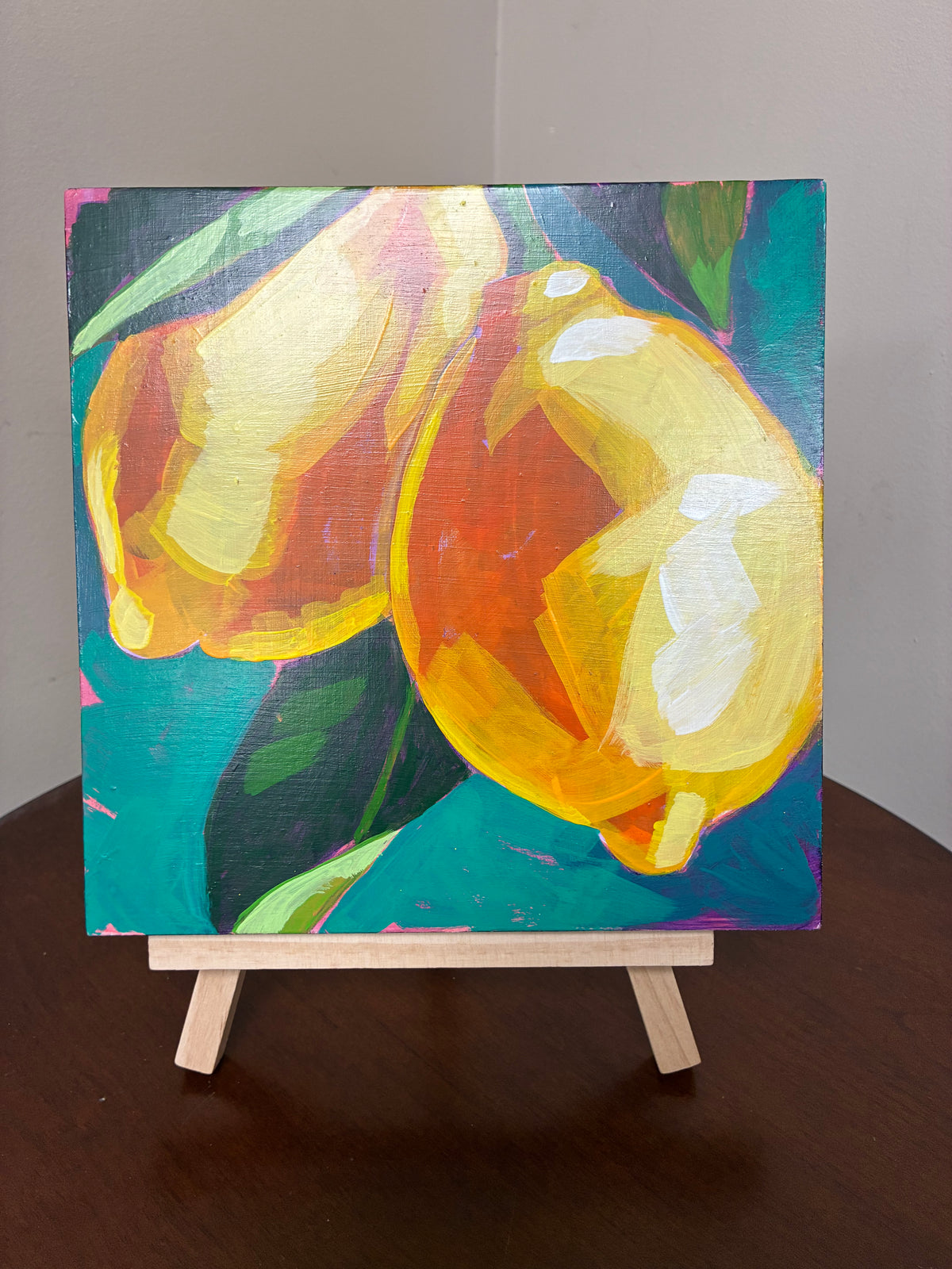 "Lemons" Acrylic Painting