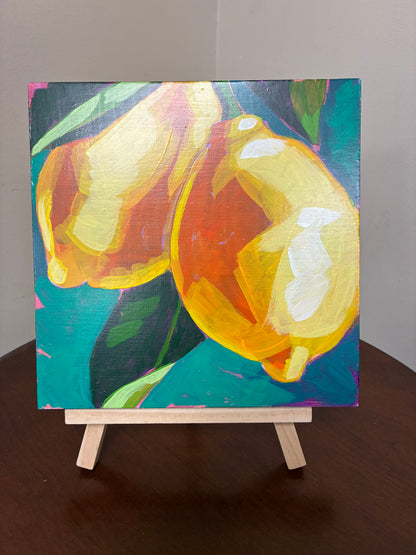 "Lemons" Acrylic Painting